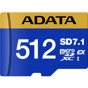 ADATA UD512GEX3L1-C PREMIER EXTREME 512GB MICRO SDXC 800MB/S SD7.1 EXPRESS CARD U3 V30