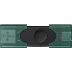 KINGSTON DTDEG2/256GB DATATRAVELER DUO G2 256GB USB 3.2 TYPE-A & TYPE-C FLASH DRIVE