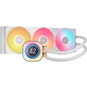 CORSAIR ICUE LINK TITAN 360 RX LCD AIO RGB LIQUID CPU COOLER + CONTROLLER WHITE CW-9061026-WW