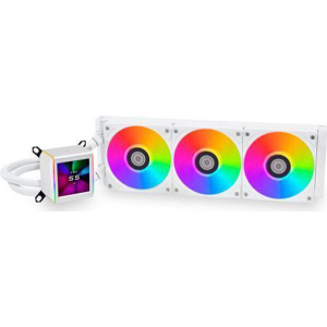 LIAN LI GALAHAD II LCD 360 WHITE - AIO GPU LIQUID COOLER WITH ARGB FANS