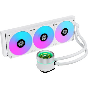 LIAN LI GALAHAD II TRINITY 360 WHITE - AIO GPU LIQUID COOLER WITH ARGB FANS