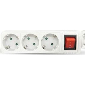 ΠΟΛΥΠΡΙΖΟ GEYER 3 ΘΕΣΕΩΝ ΜΕ ΔΙΑΚΟΠΤΗ ΛΕΥΚΟ ΚΑΛΩΔ 5M