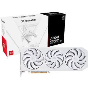 VGA POWERCOLOR AMD RADEON HELLHOUND RX 9070 XT SPECTRAL WHITE 16GB GDDR6