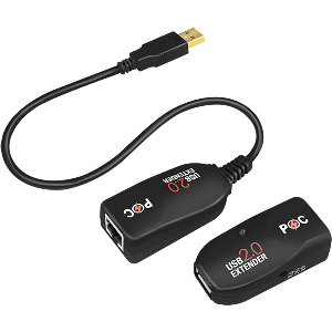 LOGILINK UA0207 USB 2.0 CAT 5 EXTENDER WITH POE UP TO 50M