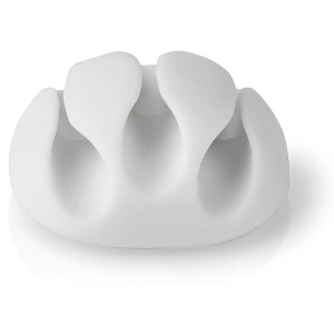 NEDIS CMGC20034WT CABLE MANAGEMENT 4PCS 3 SLOTS WHITE