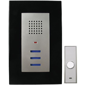 REV DESIGN RADIO CHIME IP BLACK/SILVER