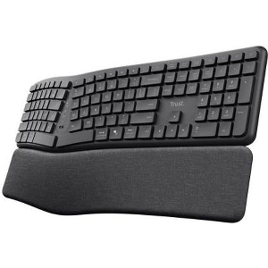 TRUST KEYRA ERGO MULTI WRLS KEYBOARD US