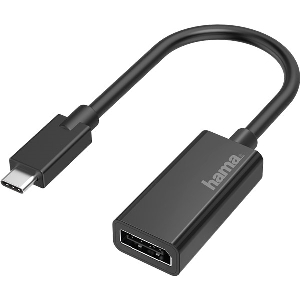 HAMA 200314 VIDEO ADAPTER USB-C PLUG - DISPLAYPORT SOCKET ULTRA-HD 4K BLACK