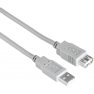 HAMA 200906 USB 2.0 EXTENSION CABLE USB-A SOCKET - USB-A PLUG 3M