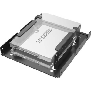 HAMA 200759 MOUNTING FRAME FOR 2 X 2.5 SSD AND HDD HARD DISKS IN A 3.5 BAY