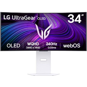 ΟΘΟΝΗ LG 34GX90SA-W 34'' OLED CURVED WQHD 240HZ WHITE