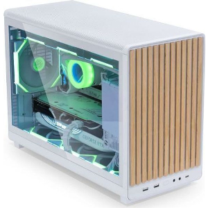 CASE LIAN LI DAN CASE A3 WOOD WHITE - M-ATX ALL MESH STEEL-FABRIC PC CASE FROM DANIEL HANSEN