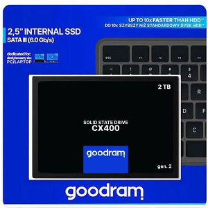 SSD GOODRAM SSDPR-CX400-02T CX400 GEN.2 2TB 2.5'' SATA3
