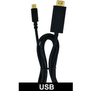 HEITECH 09001491 KΑΛΩΔΙΟ USB TYPE-C ΣΕ 4Κ HDMI ΑΡΣΕΝΙΚΟ 1.8 M
