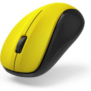 HAMA 173023 MW-300 V2 OPTICAL 3-BUTTON WIRELESS MOUSE, QUIET, USB RECEIVER, YELLOW