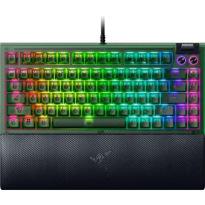 RAZER BLACKWIDOW V4 75% PHANTOM ED. - MECHANICAL - RGB - HOT-SWAPPABLE - ORANGE TACTILE SWITCHES