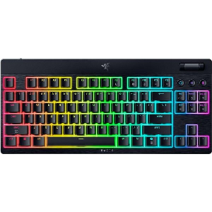 RAZER BLACKWIDOW V4 LOW PROFILE TENKEYLESS HYPERSPEED - WIRELESS RGB KEYBOARD - ORANGE SWITCH