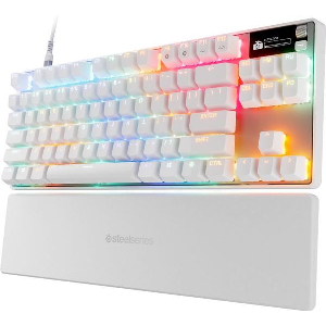 STEELSERIES APEX PRO TKL GEN 3 GAMING MECHANICAL TENKEYLESS OMNIPOINT RGB US WHITE