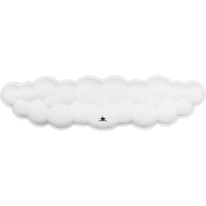 WHITE SHARK KEYBOARD WRIST REST KP-012 CUMULUS WHITE CUMULUS-W