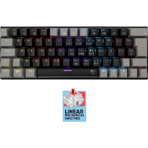 WHITE SHARK MECHANICAL KEYBOARD GK-002111V2 US RED SWITCH WAKIZASHI-2 BLACK