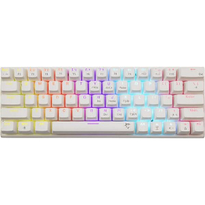 WHITE SHARK MECHANICAL KEYBOARD GK-002221V2 US BLUE SWITCH WAKIZASHI-2 WHITE