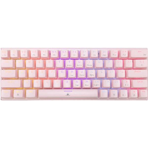 WHITE SHARK MECHANICAL KEYBOARD GK-002421V2 US BLUE SWITCH WAKIZASHI-2 PINK WAKIZASHI-2-US-P-BLUE.S