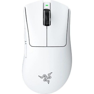 RAZER DEATHADDER V4 PRO WHITE - 57G WIRELESS GAMING MOUSE - ERGONOMIC - 120 HOURS BATTERY - 45K DPI