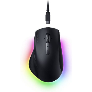 RAZER PRO CLICK V2 - WIRELESS ERGONOMIC MOUSE - CHATGPT AI - RGB GAMING - LONG BATTERY