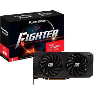 VGA POWERCOLOR AMD RADEON RX7600 FIGHTER 8GB REV2.0 HDMI/3XDP GDDR6 RETAIL