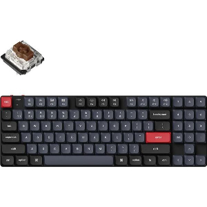 ΜΗΧΑΝΙΚΟ ΠΛΗΚΤΡΟΛΟΓΙΟ KEYCHRON K13 PRO HS BROWN SWITCH RGB BACKLIGHT BLACK (K13P-H3)