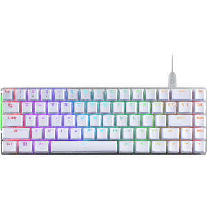 ASUS ROG FALCHION WHITE WIRELESS GAMING KEYBOARD - NX RED SWITCHES, US LAYOUT, PBT