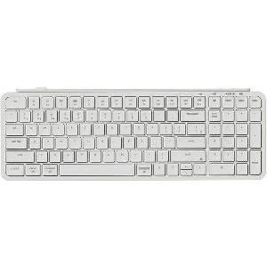 KEYCHRON B2 PRO (B2P-K8) ULTRASLIM MINI WIRELESS BT KEYBOARD ZMK ONLINE CUSTOMIZE WHITE 96% US