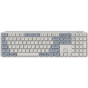 KEYCHRON B6 PRO (B6P-K11) ULTRASLIM WIRELESS KEYBOARD ZMK ONLINE CUSTOMIZATION - RETRO BLUE 100% US