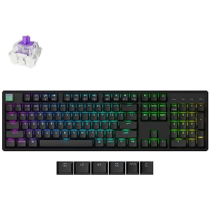 KEYCHRON K10 HE (K10H-J1) SHINE-THROUGH WIRELESS MAGNETIC HALL EFFECT RGB KEYBOARD 100% US