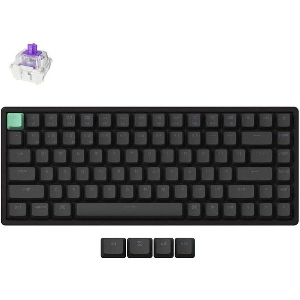 KEYCHRON K2 HE (K2H-J1)WIRELESS MAGNETIC HALL EFFECT RGB CUSTOM KEYBOARD 75% US LAYOUT SHINE-THROUG