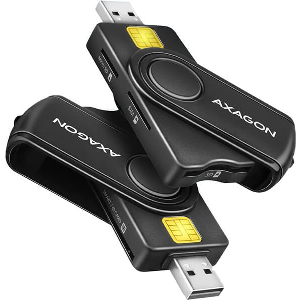 AXAGON CRΕ-SΜΡ2Α USΒ SΜΑRΤ CΑRD & SD/ΜΙCRΟSD/SΙΜ CΑRD ΡΟCΚΕΤRΕΑDΕR