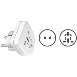 ΑΝΤΑΠΤΟΡΑΣ ΛΕΥΚΟΣ ΑΠΟ EU ΦΙΣ ΣΕ UNIVERSAL ΠΡΙΖΑ LINEME 80-00167-1