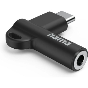 HAMA 201701 ΑΝΤΑΠΤΟΡΑΣ AUX USB-C - ΥΠΟΔΟΧΗ JACK 3.5 MM ANGLED