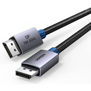 ΚΑΛΩΔΙΟ DP 2.1 M/M 16K/60HZ UGREEN DP131 55567 1M ΜΑΥΡΟ