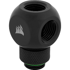 CORSAIR HYDRO X FITTING ADAPTER XF Y-SPLITTER ROTARY BLACK