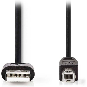NEDIS CCGL60101BK20 USB 2.0 CABLE USB-A MALE - USB-B MALE 2.00M BLACK