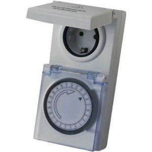 TELCO ΗΜΕΡΗΣΙΟΣ ΜΗΧΑΝΙΚΟΣ ΧΡΟΝΟΔΙΑΚΟΠΤΗΣ ΕΞΩΤΕΡΙΚΟΥ ΧΩΡΟΥ IP44 ΓΚΡΙ TS-MD4-D 150092