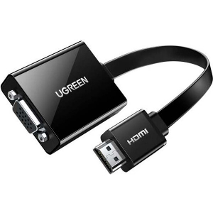 UGREEN HDMI TO VGA CONVERTER W AUDIO MM103 BLACK 40248