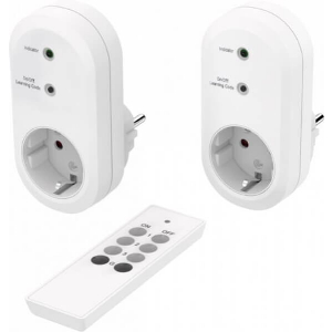 HAMA 223581 RADIO-CONTROLLED POWER OUTLET SET WITH REMOTE CONTROL 3500W