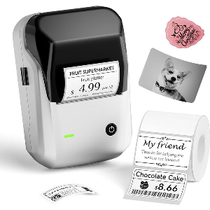 NIIMBOT THERMAL LABEL PRINTER B1 2-INCH SILVER B1-S