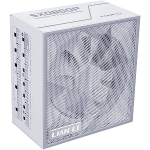 LIAN LI SX 850P WHITE - PLATINUM 850W - ATX 3.1 - 12V-2X6 - JAPANESE CAPACITOR - 10 YEARS WARRANTY