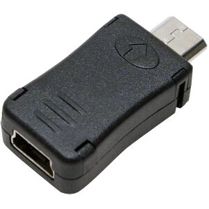 LOGILINK AU0010 USB 2.0 ADAPTER MINI USB FEMALE TO MICRO USB MALE BLACK