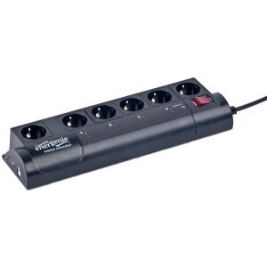 ENERGENIE EG-PMS2 PROGRAMMABLE SURGE PROTECTOR BLACK