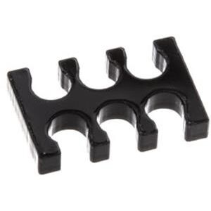 E22 BLACK 6 SLOT CABLE COMB (LARGE) 4MM