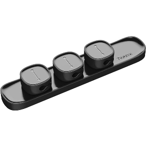 BASEUS PEAS CABLE CLIP MAGNETIC ORGANIZER FOR CABLES BLACK